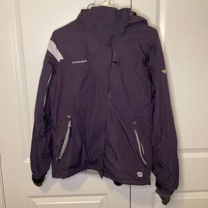 Ladies‎ Columbia Convert full zip ski jacket medium purple/gray